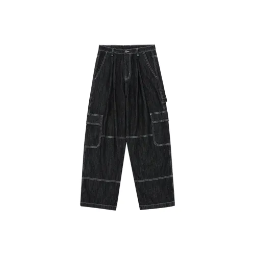 MostwantedLab Cargo Pants Unisex Black