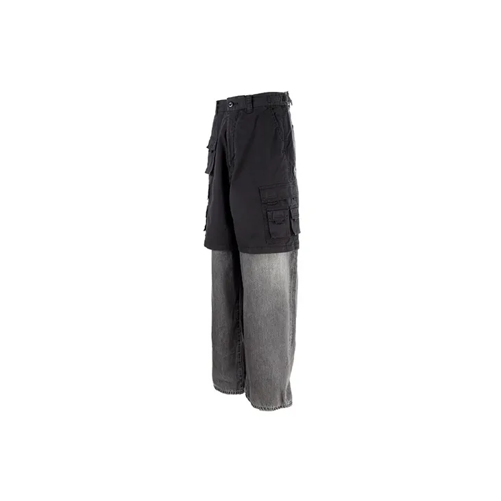 Balenciaga Cargo Pants Men Black-2