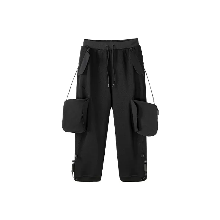 NORVINCY Western Outdoor Trendy Knitted Fabric Cargo Pants Unisex-1