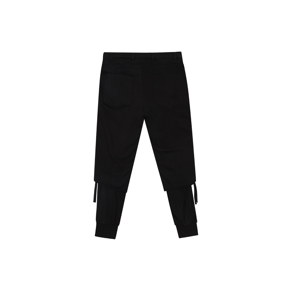 Casual Pants Unisex Black - POIZON