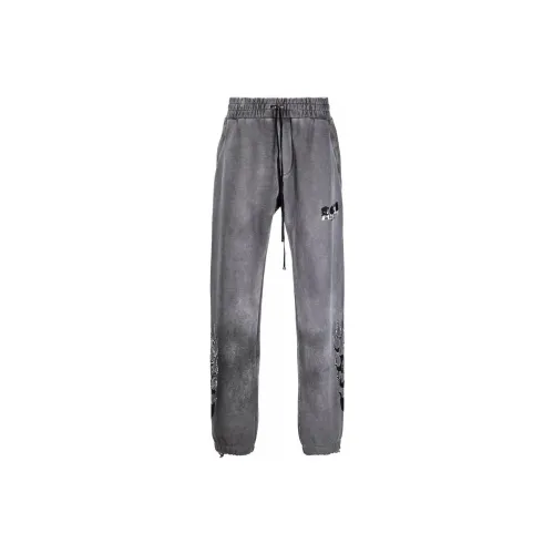 AMIRI Knitted Sweatpants Men Gray