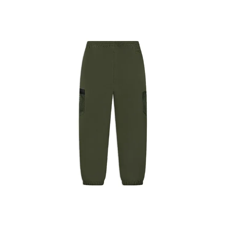 LiNing CF Tracing Sports Lifestyle Collection Knitted Sports Pants Unisex Army Green-1