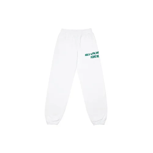 Acme De La Vie Knitted Sweatpants Unisex White