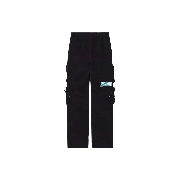 WE11DONE Cargo Pants Men Black-1