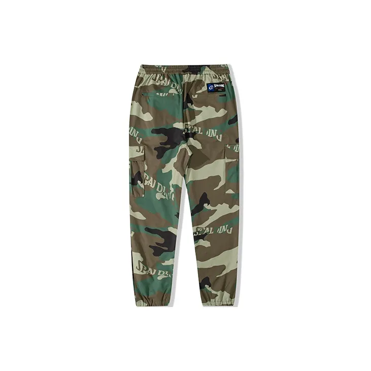 SPALDING Casual Pants Unisex Camouflage-1