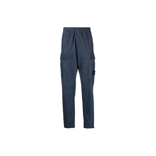 STONE ISLAND Cargo Pants Men Dark Blue