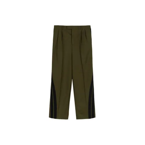 MSGM Casual Pants Men Green