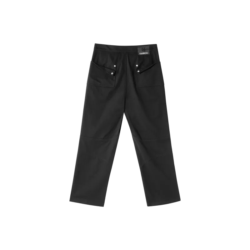 FANBIOU SS22 Casual Pants Unisex Black-1
