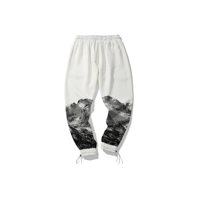 SANSYAS Casual Pants Unisex White-1