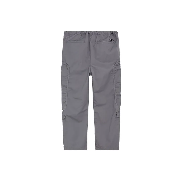 XLARGE Straight Casual Pants Unisex Gray-1