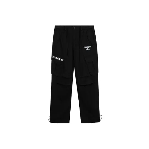 Boy London FW21 Straight Casual Pants Unisex Black