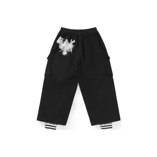 GENANX Cargo Pants Unisex Black