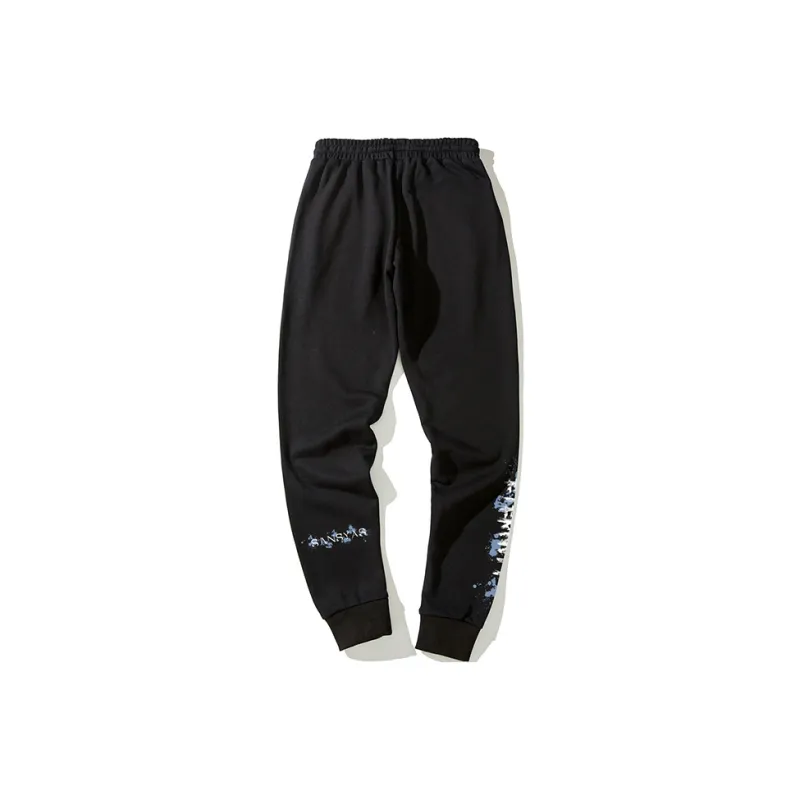 SANSYAS Casual Pants Unisex Black-1