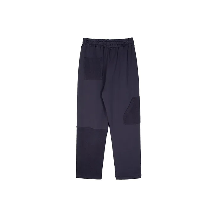 Phew Casual Pants Unisex Navy Blue-1