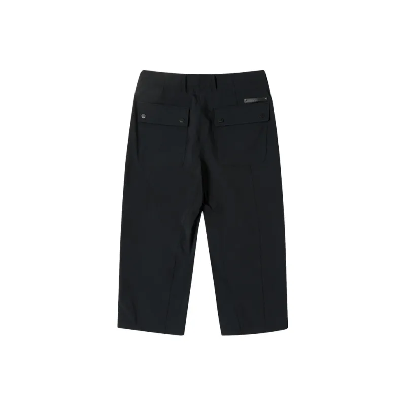 Diadora Straight Casual Pants Men's Black-1