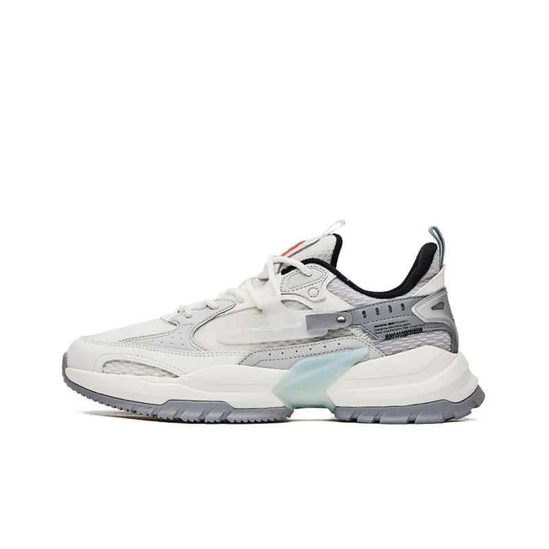 Erke Skywolf 2.0 Cushioning Anti-Slip And Wear-Resistant Low-Top Casual Shoes Men's White-0