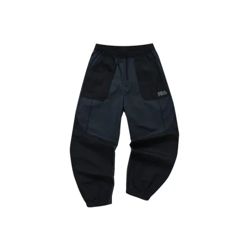 FILA FUSION TOKYO STUDIO Casual Pants Men Pitch Black