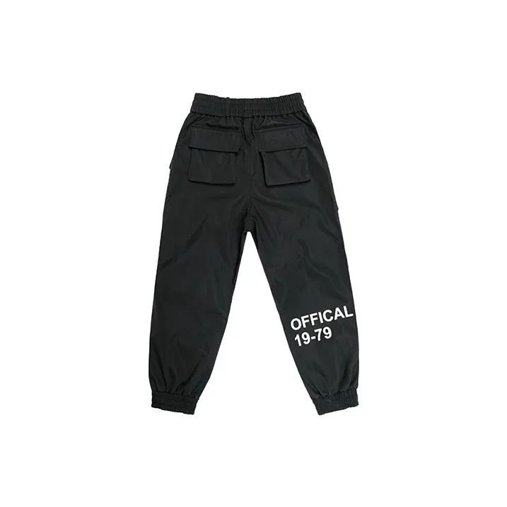 STNW Jogger Thickened Casual Pants Unisex Black-1