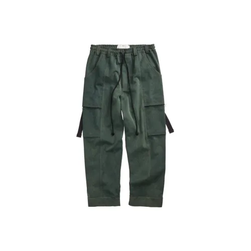 SONG FOR THE MUTE Cargo Pants Men Green