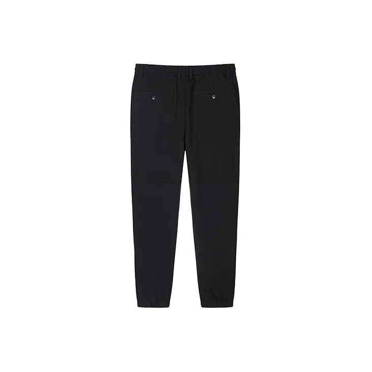 DAVID NAMAN Knitted Sports Pants Men's Black-1