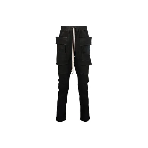 RICK OWENS Cargo Pants Men Black