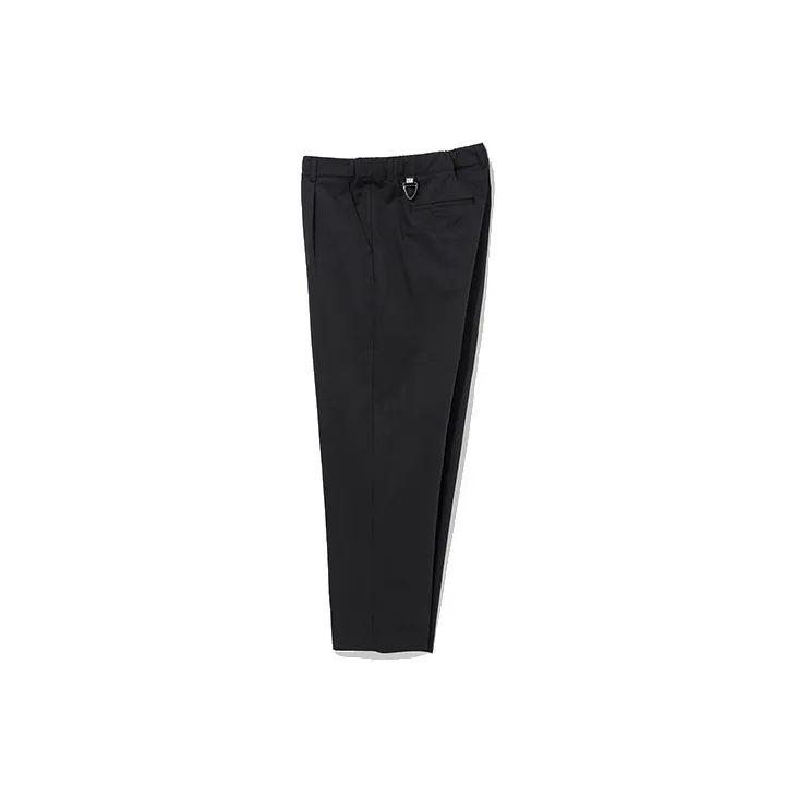 New Era Straight Casual Pants Men's Black-2