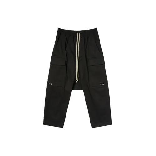 RICK OWENS Cargo Pants Men Black