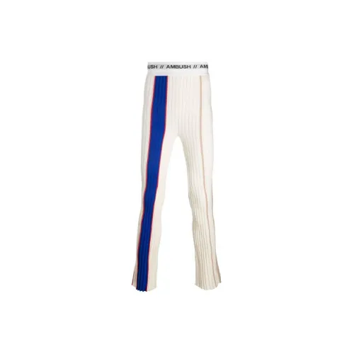 AMBUSH Logo Band Ribbed Trousers