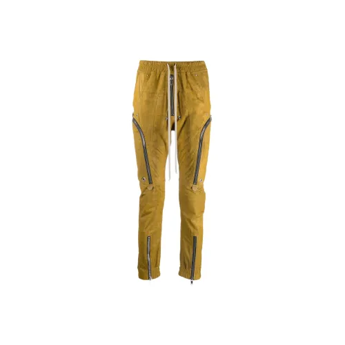 RICK OWENS Cargo Pants Men Yellow