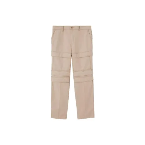 Burberry Cargo Pants Men Soft Yellow Brown