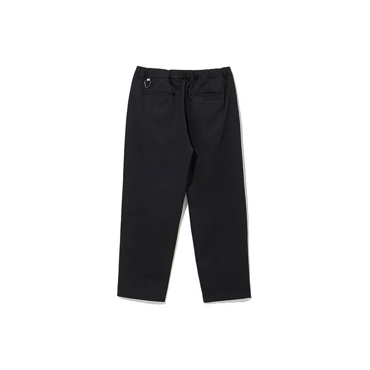 New Era Straight Casual Pants Men's Black-1