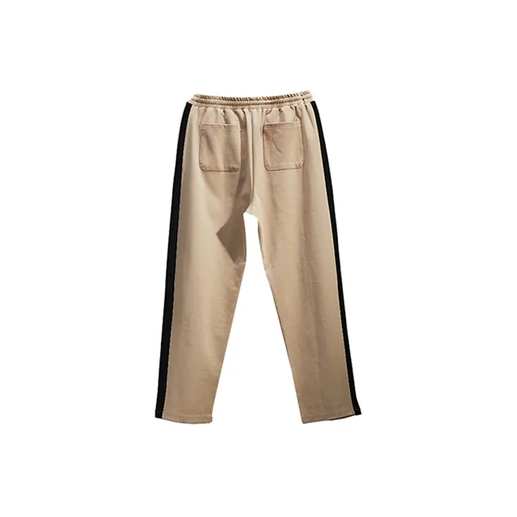 RICKYOUNG Casual Pants Unisex Khaki-1