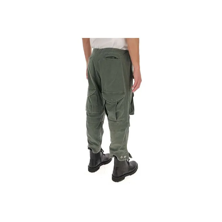 GREG LAUREN Casual Pants Men Green-1