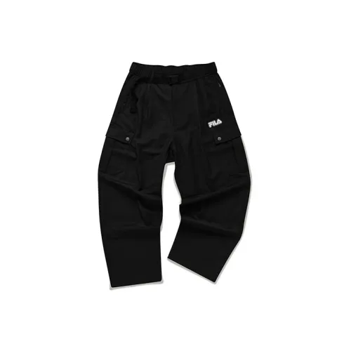 FILA FUSION TOKYO STUDIO Cargo Pants Men Pitch Black