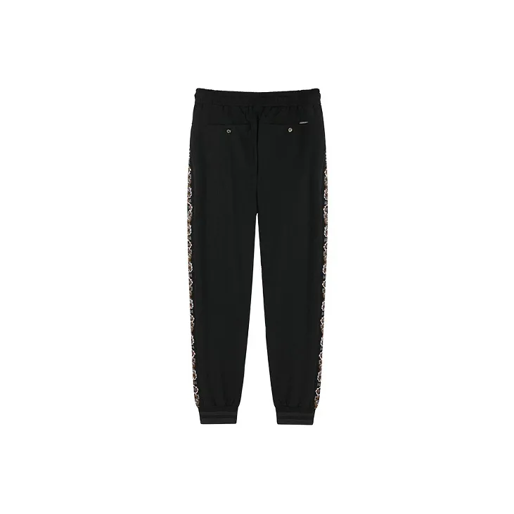 DAVID NAMAN Jogger Casual Pants Men's Black-1