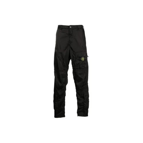 STONE ISLAND Cargo Pants Men Black