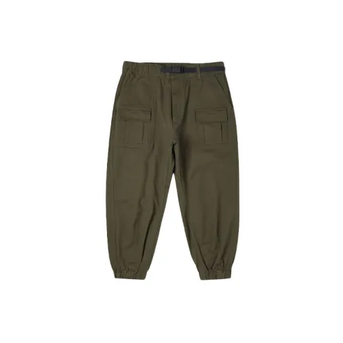 Converse Knitted Sweatpants Men Military-Style Khaki Pants