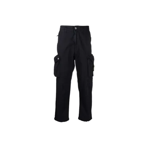 STONE ISLAND Cargo Pants Men Black