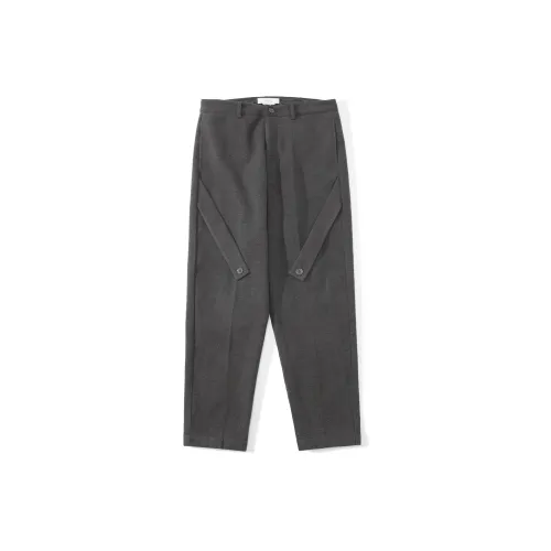 UNVESNO Casual Pants Unisex Dark Gray