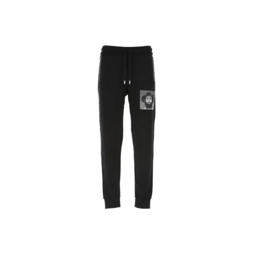 Marcelo Burlon Knitted Sweatpants Men Black