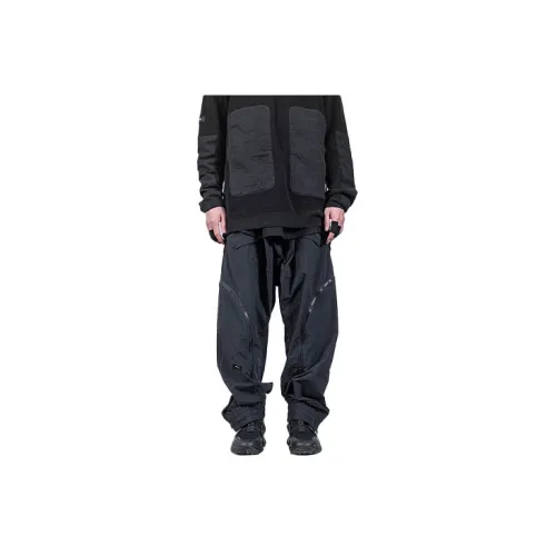 ISO.POETISM Casual Pants Men Black