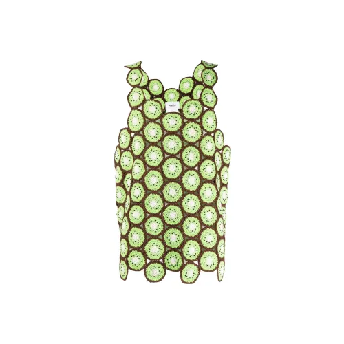 Doublet Kiwi-embroidered Knitted Vest