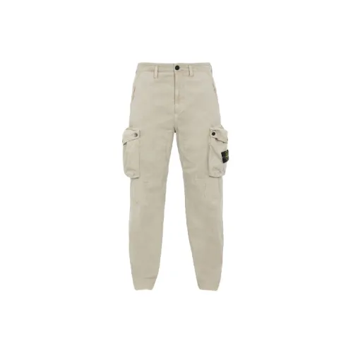 STONE ISLAND Cargo Pants Men Off White