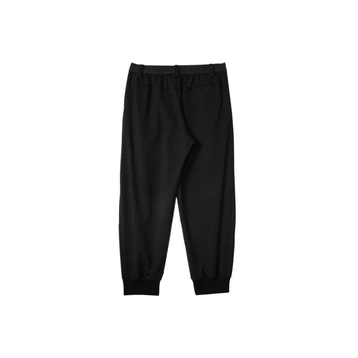 CROQUIS Knitted Sweatpants Men 001 Jet Black-1