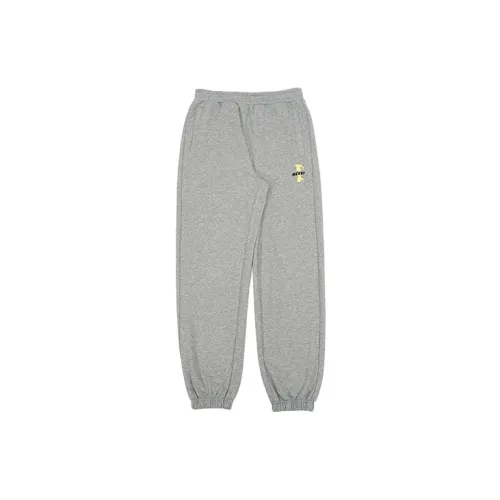 Nerdy Knitted Sweatpants Unisex Gray