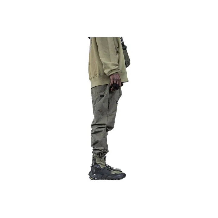 ISO.POETISM SS22 Jogger Casual Pants Men's Green-2