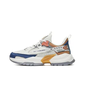 Erke Sirius 2.0 Cushioning, Slip Resistant, And Abrasion Resistant Low Top Sports Casual Shoes Men's White Blue