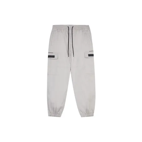 Cabbeen Cargo Pants Men Light Gray