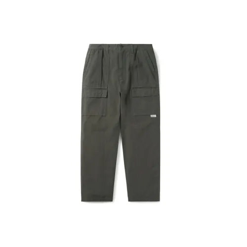 Thisisneverthat Casual Pants Unisex Olive Green