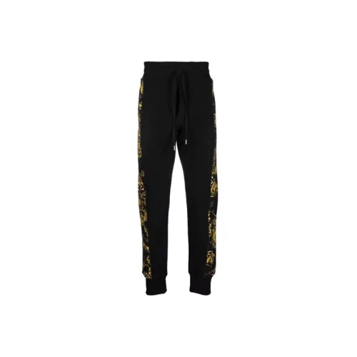 VERSACE JEANS COUTURE Knitted Sweatpants Men Black